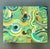 Green Vintage Monumental Original Abstract Oil on Canvas For Sale - Image 8 of 12