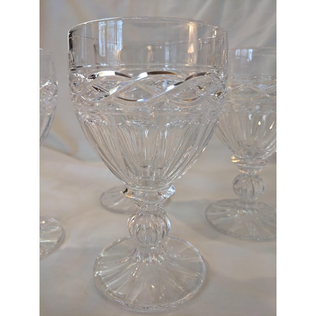 Traditional Late 20th Century Towle Crystal Goblets- Set of 4 For Sale - Image 3 of 12