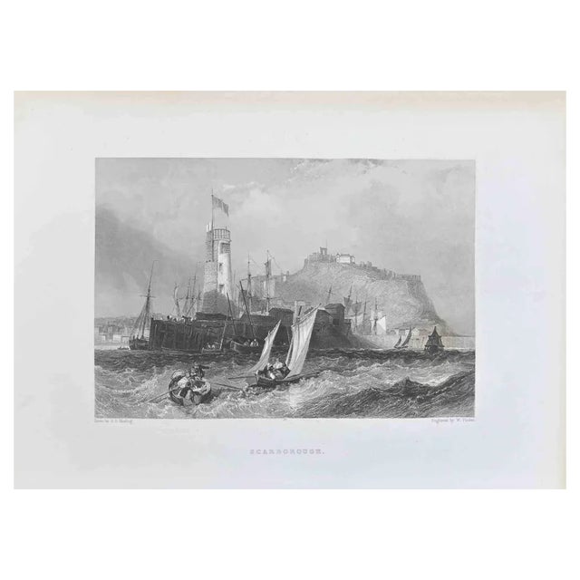 James Duffield Harding, Scarborough, Lithograph, 19th Century For Sale
