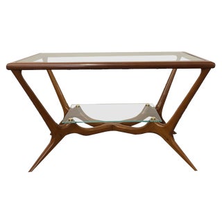 Vintage Coffee Table in Teak For Sale