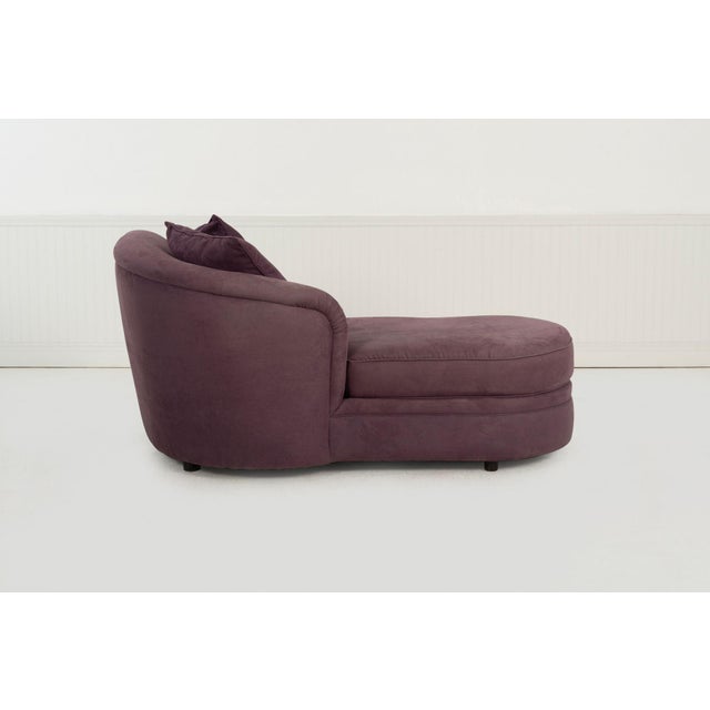 Vladimir Kagan Attributed for Design Studio Chaise Lounge 1990c. For Sale - Image 9 of 14