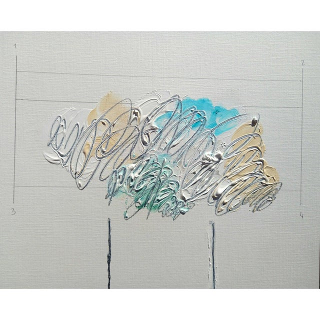 2020s Set of 3 - Organic Modern Minimalist Flower Studies | Botanical Paintings | Herbarium Wall Art | Unframed For Sale - Image 5 of 7