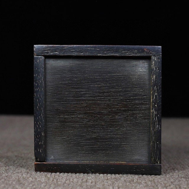 Asian Vintage Rosewood Slide-Lid Box With Mother-of-Pearl Inlay For Sale - Image 3 of 10