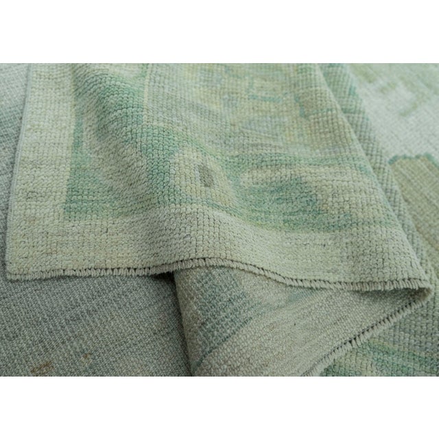 Textile Turkish Oushak Rug 12'6" x 17'9" #19282 For Sale - Image 7 of 8