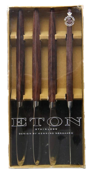 Eton Knives by Henning Nørgaard for Raadvad Dänemark, Set of 4