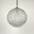 Mid-Century Modern Bubbled Clear Glass Globe Pendant Lamp by Limburg Glashutte from Glashütte Limburg, 1970s For Sale - Image 6 of 6