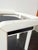 Vintage Modernist White Lacquered Wood Armchair with Dark Blue Upholstery, 1980s For Sale - Image 13 of 16