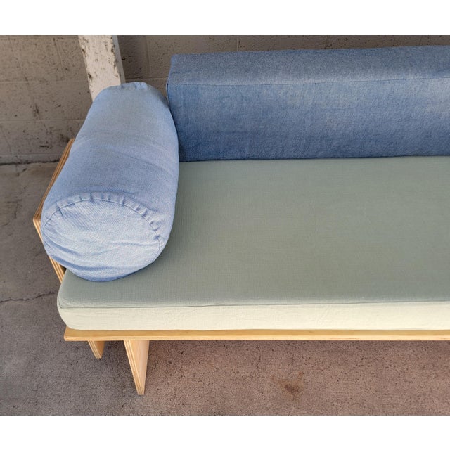 Wood Mid-Century Modern Style Daybed / Sofa For Sale - Image 7 of 18