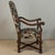 19th Century French Renaissance Revival Hand Carved Oak Armchair For Sale In Dallas - Image 6 of 17