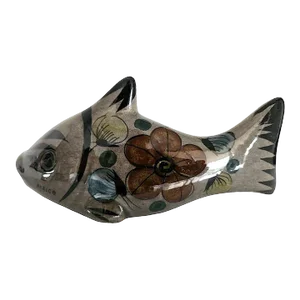 1970s Tonala El Palomar Ceramic Fish Figurine