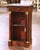Brown 19th Century French Empire Marble Top Carved Walnut Vanity Cabinet With Mirror For Sale - Image 8 of 12
