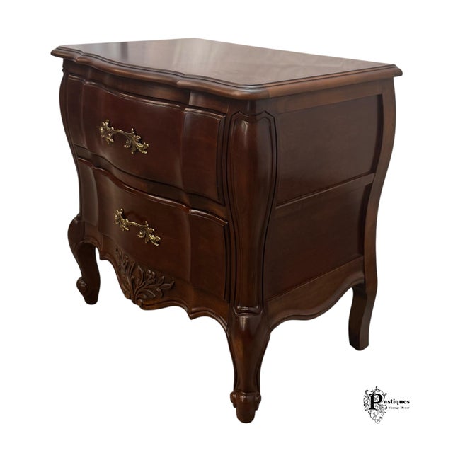 Vintage French Provincial Style Nightstand by White Furniture featuring High Quality Mahogany Construction, Beautiful...