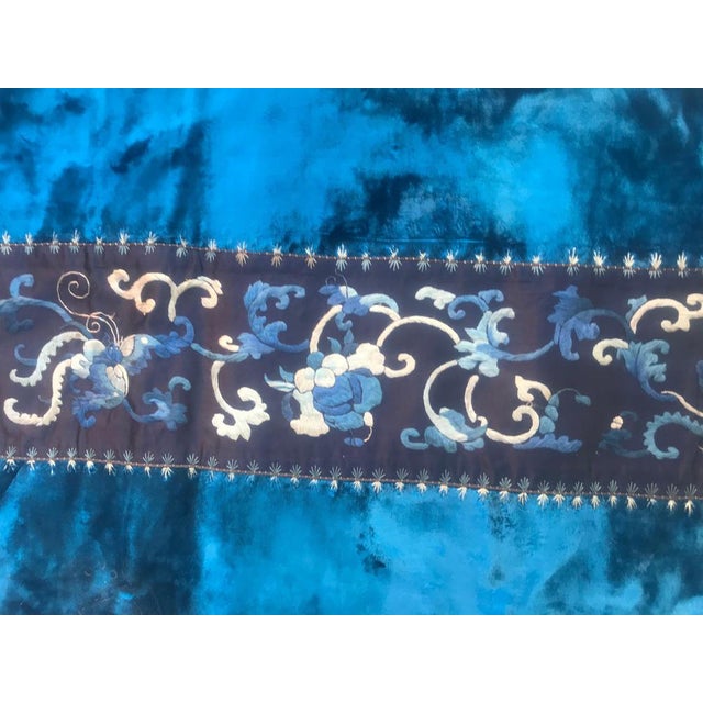 Antique Chinese Embroidery Panel For Sale - Image 4 of 8