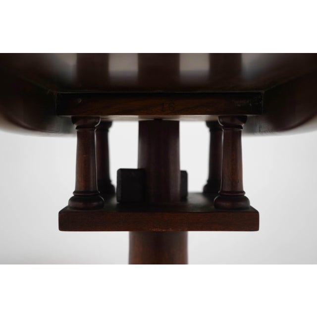 Henkel Harris Mahogany Tilt Top Table For Sale - Image 15 of 16