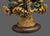 American Antique Cast Iron Yellow Flower Basket Doorstop For Sale - Image 3 of 8