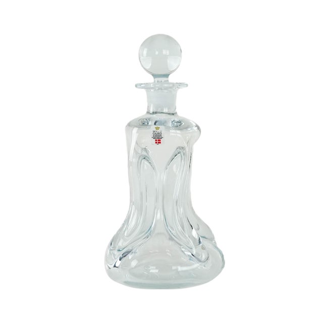 Vintage Danish Glass Carafe from Holmegaard, 1970s For Sale - Image 9 of 9