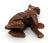 Mid 20th Century German Wood Chiseled Dog Figurine For Sale - Image 10 of 11