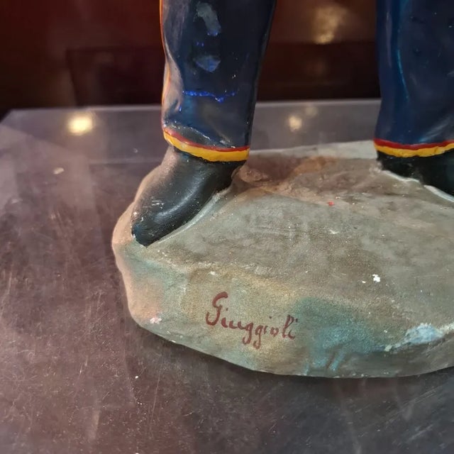 Contrade Senesi Jockey Figures by Giuggioli, Set of 2 For Sale - Image 12 of 13