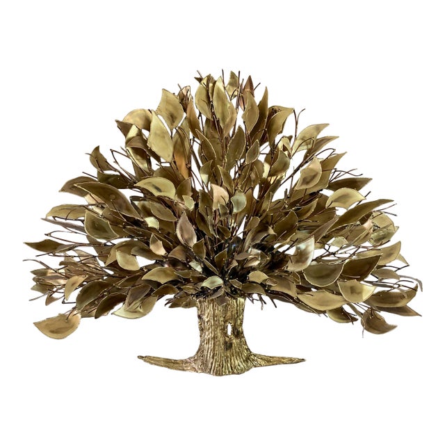 Mid 20th Century Metal Tree of Life Wall Sculpture / Art For Sale