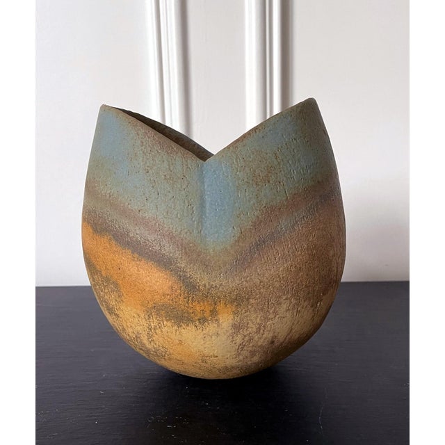 Ceramic Vase Vessel by British Studio Potter John Ward For Sale - Image 12 of 17