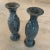 Contemporary Late 20th Century Grey Marble Bud Vases - a Pair For Sale - Image 3 of 9