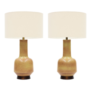 Pair of Vintage Mid Century Ceramic Table Lamps by David Cressey