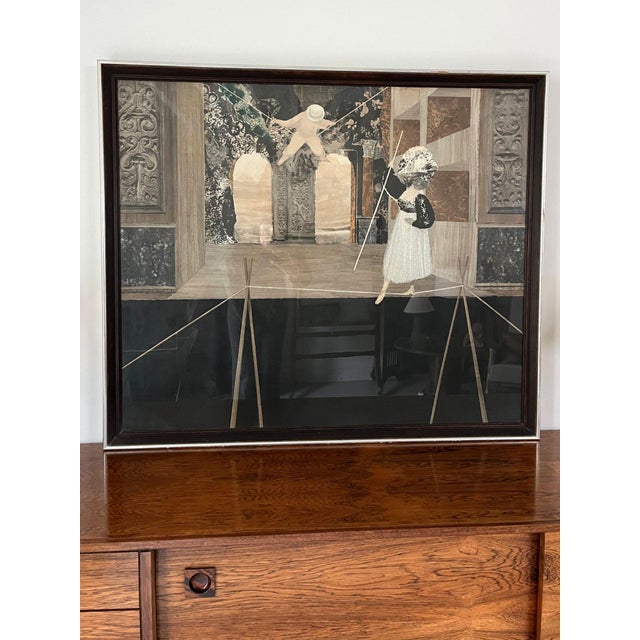 Piero Fornasetti Stage Set Design, 20th Century, Collage, Framed For Sale - Image 4 of 6