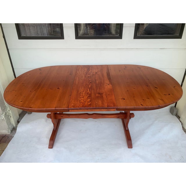 Scandinavian Oval Extendable Table from Ikea, Finland, 1999 For Sale - Image 14 of 18