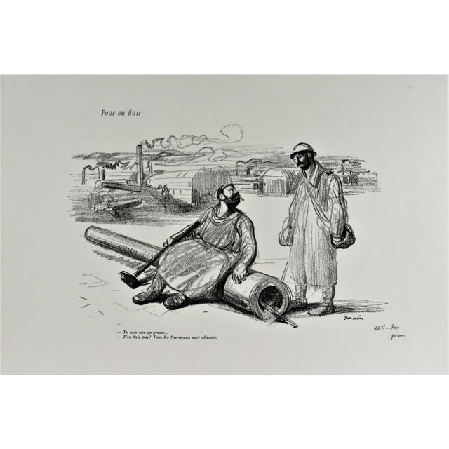 Early 20th Century Jean Louis Forain, Pour en Finir, Circa 1918 For Sale - Image 5 of 5