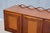 Italian Modern Walnut and Leather Sideboard with Undulating Cornice, 1950s For Sale - Image 9 of 16