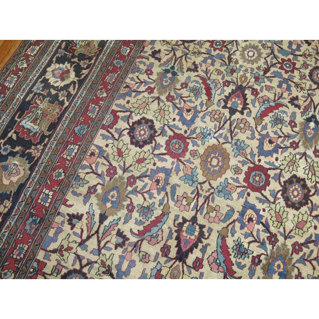Late 19th Century Antique Persian Doroksh Carpet For Sale - Image 16 of 18