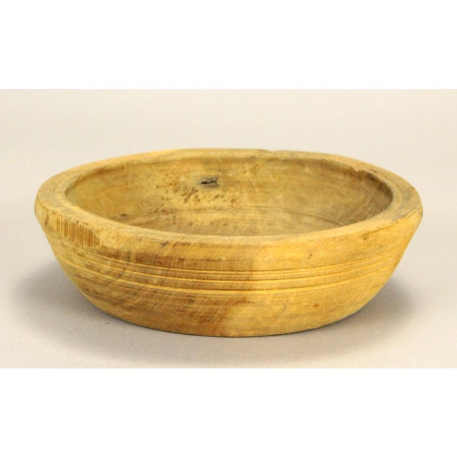 Farmhouse Early 19th Century Treen Ware Turned Wood Bowl For Sale - Image 3 of 9