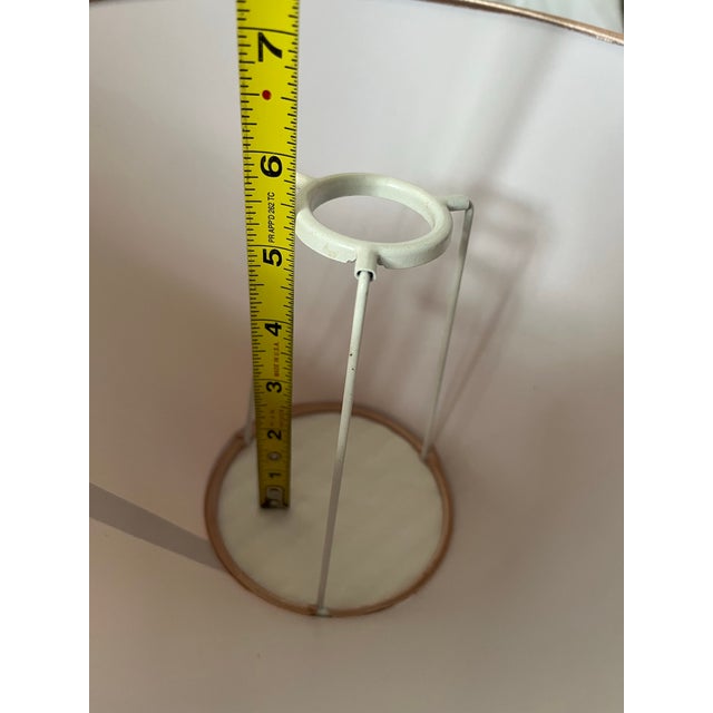 Blush Small Blush Fabric Lampshades a Pair For Sale - Image 8 of 9