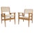 Vintage Oak Armchairs, 1950s For Sale - Image 10 of 10