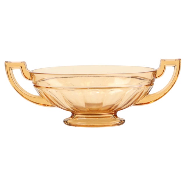 Art Deco Noémie Oval Fruit Bowl from Val Saint Lambert, 1930s For Sale - Image 12 of 12