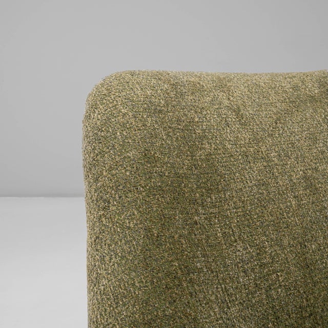 1960s French Green Art Deco Upholstered Armchairs - A Pair For Sale - Image 4 of 18