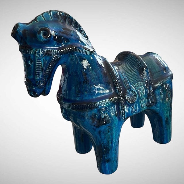 Studio Pottery Ceramic Horse from Aldo Londi, 1960 For Sale - Image 4 of 10
