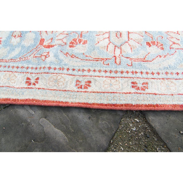 1940s Vintage Anatolian Allover Floral Medallion Hand-Knotted Rug For Sale - Image 9 of 11