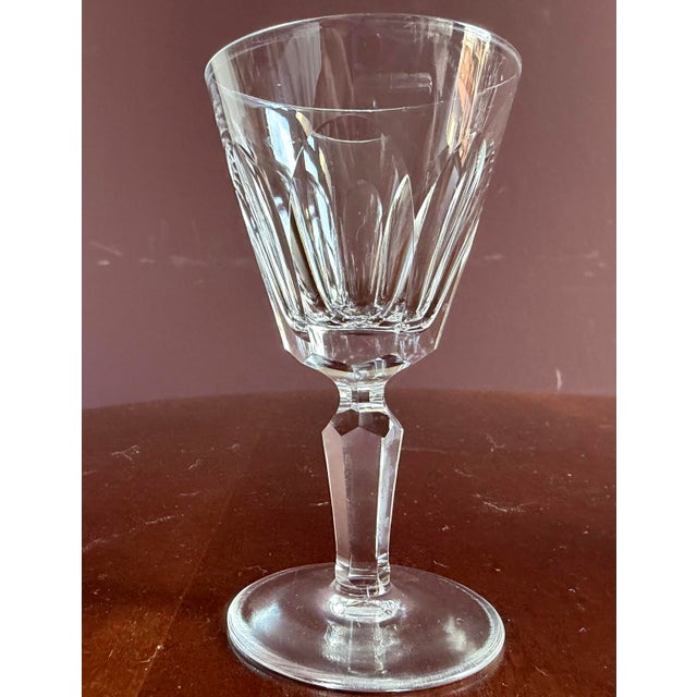 Traditional Late 20th Century Waterford Sheila Port Wine Glasses. Three (3) Glasses Included. For Sale - Image 3 of 6