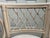 Vintage Coastal Rattan Bistro Set With Glass Table & Two Barrel Chairs For Sale - Image 13 of 18