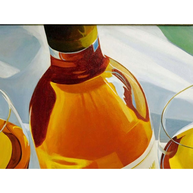 Thomas Stiltz a Taste of Late Summer Hand Signed Artwork Original Painting Wine For Sale In Denver - Image 6 of 7