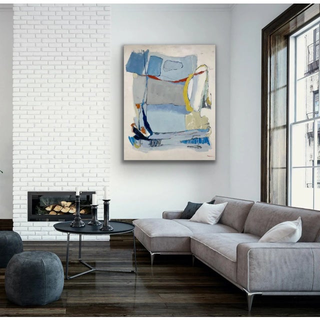 Contemporary Abstract Original Oil Painting For Sale - Image 4 of 12