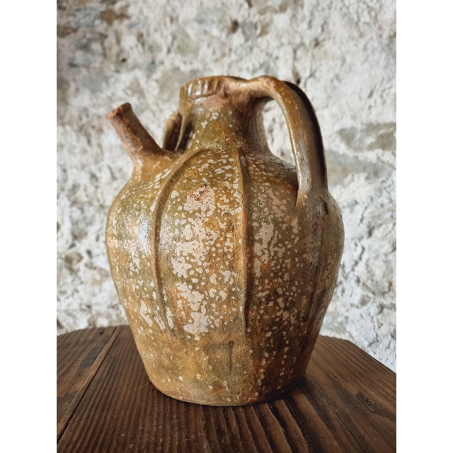 Antique French Terracotta Oil Pot For Sale - Image 11 of 11