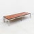 Vintage Florence Knoll Style Walnut & Chrome Bench by g.m. Proctor & Sons For Sale - Image 11 of 12