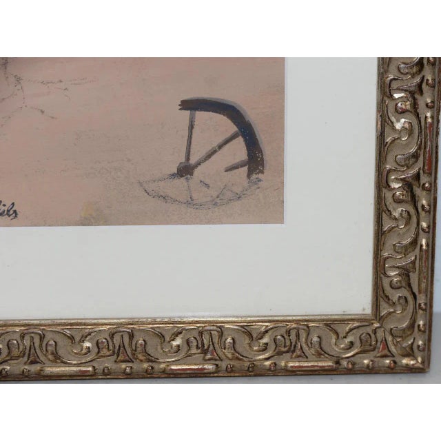 Mid 20th Century Harry Gottlieb Surreal Landscape Painting C.1940s For Sale - Image 5 of 8