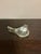 Transparent Beautiful Clear Iridescent Glass Bird For Sale - Image 8 of 8