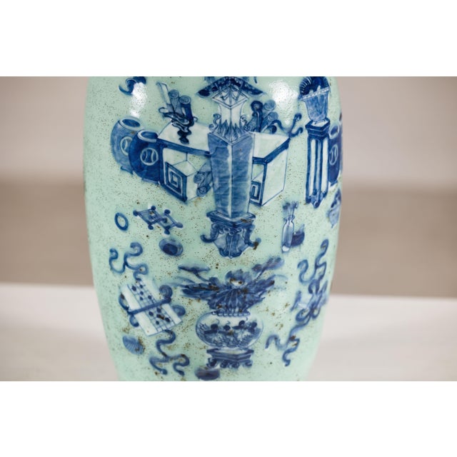 "About the Item This 19th-century Chinese porcelain vase dates to the Qing dynasty and is decorated with hand-painted...
