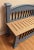 Contemporary Blue Wooden Bench For Sale - Image 3 of 8