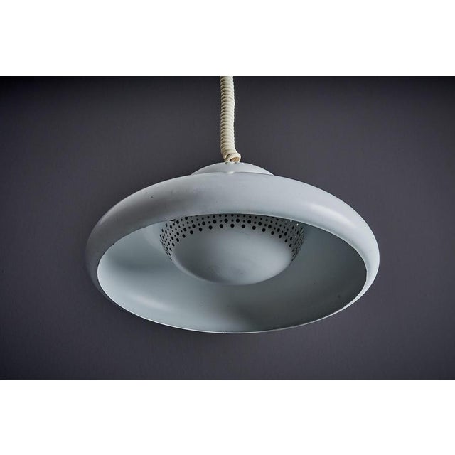 1960s Fior di Loto Pendant in White Aluminum by Tobia Scarpa for Flos, Italy, 1963 For Sale - Image 5 of 11