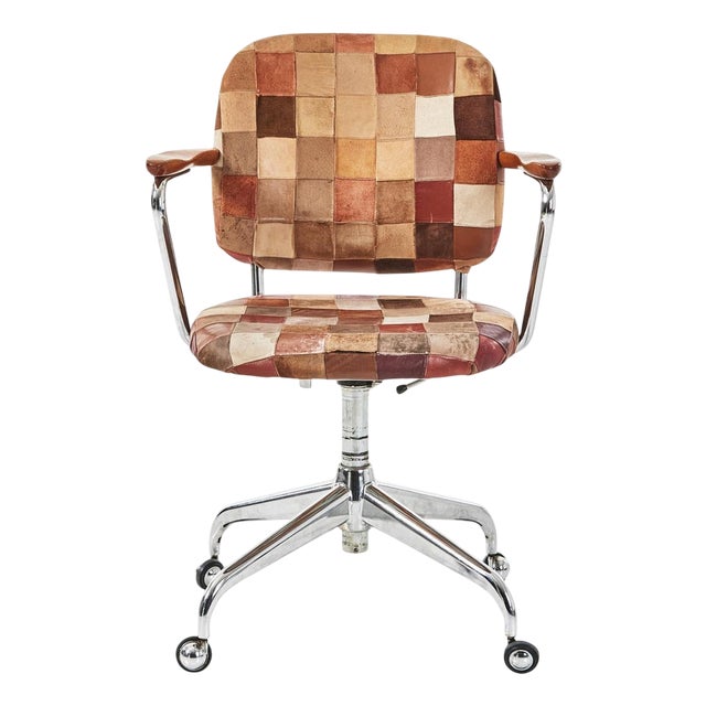 Vintage Scandinavian Swivel Chair from Verkstads AB Lindqvist, 1970s For Sale